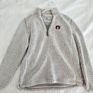 Auburn Tigers Sherpa Quarter Zip Wubby Jacket